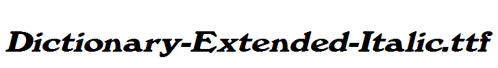 Dictionary-Extended-Italic.ttf