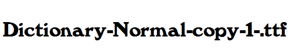 Dictionary-Normal-copy-1-.ttf
