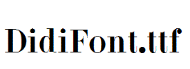 DidiFont.ttf