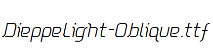 DieppeLight-Oblique.ttf