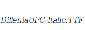 DilleniaUPC-Italic.ttf