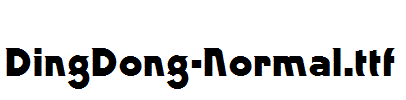 DingDong-Normal.ttf