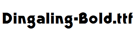 Dingaling-Bold.ttf