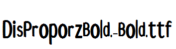 DisProporzBold.-Bold.ttf