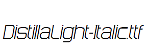 DistillaLight-Italic.ttf