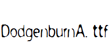 DodgenburnA.ttf