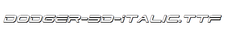 Dodger-3D-Italic.ttf