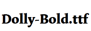 Dolly-Bold.ttf