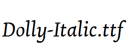 Dolly-Italic.ttf