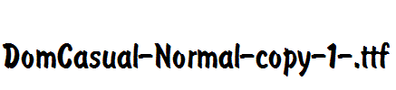 DomCasual-Normal-copy-1-.ttf