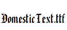 DomesticText.ttf