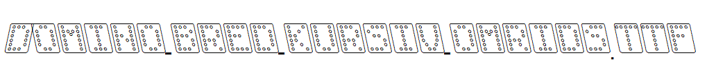 Domino-bred-kursiv-omrids.ttf