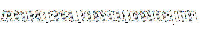 Domino-smal-kursiv-omrids.ttf