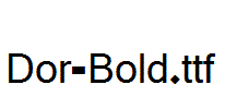 Dor-Bold.ttf