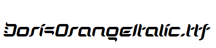 DorisOrangeItalic.ttf