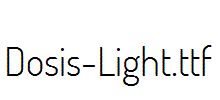 Dosis-Light.ttf