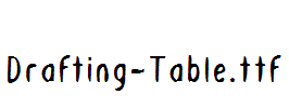 Drafting-Table.ttf