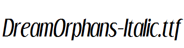 DreamOrphans-Italic.ttf