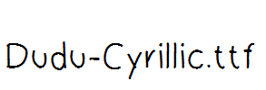 Dudu-Cyrillic.ttf