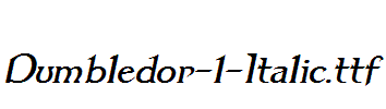Dumbledor-1-Italic.ttf