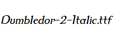 Dumbledor-2-Italic.ttf
