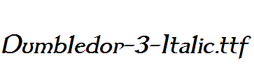 Dumbledor-3-Italic.ttf