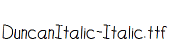 DuncanItalic-Italic.ttf