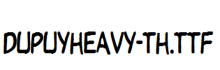 DupuyHeavy-Th.ttf