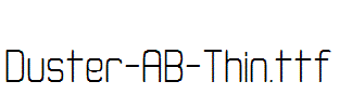 Duster-AB-Thin.ttf