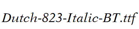 Dutch-823-Italic-BT.ttf