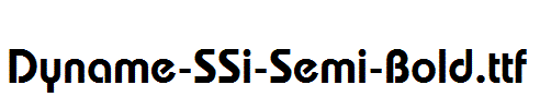 Dyname-SSi-Semi-Bold.ttf