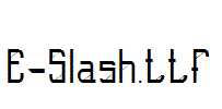 E-Slash.ttf