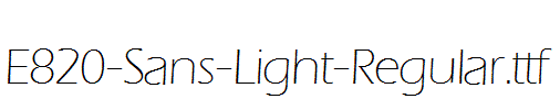 E820-Sans-Light-Regular.ttf