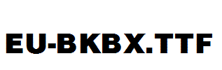 EU-BKBX.ttf