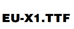 EU-X1.ttf
