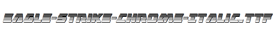 Eagle-Strike-Chrome-Italic.ttf