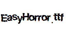 EasyHorror.ttf