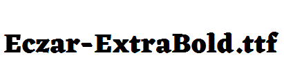 Eczar-ExtraBold.ttf