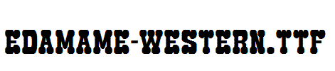 Edamame-Western.ttf