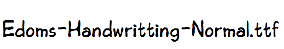 Edoms-Handwritting-Normal.ttf