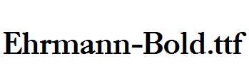 Ehrmann-Bold.ttf