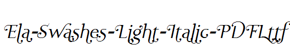 Ela-Swashes-Light-Italic-PDF.ttf