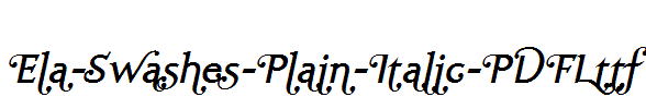 Ela-Swashes-Plain-Italic-PDF.ttf