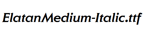 ElatanMedium-Italic.ttf