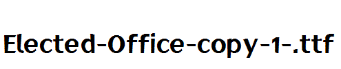 Elected-Office-copy-1-.ttf
