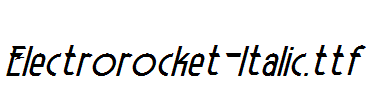 Electrorocket-Italic.ttf