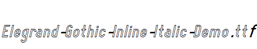 Elegrand-Gothic-Inline-Italic-Demo.ttf