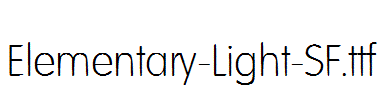 Elementary-Light-SF.ttf