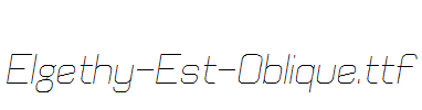 Elgethy-Est-Oblique.ttf