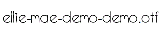 Ellie-Mae-Demo-Demo.otf